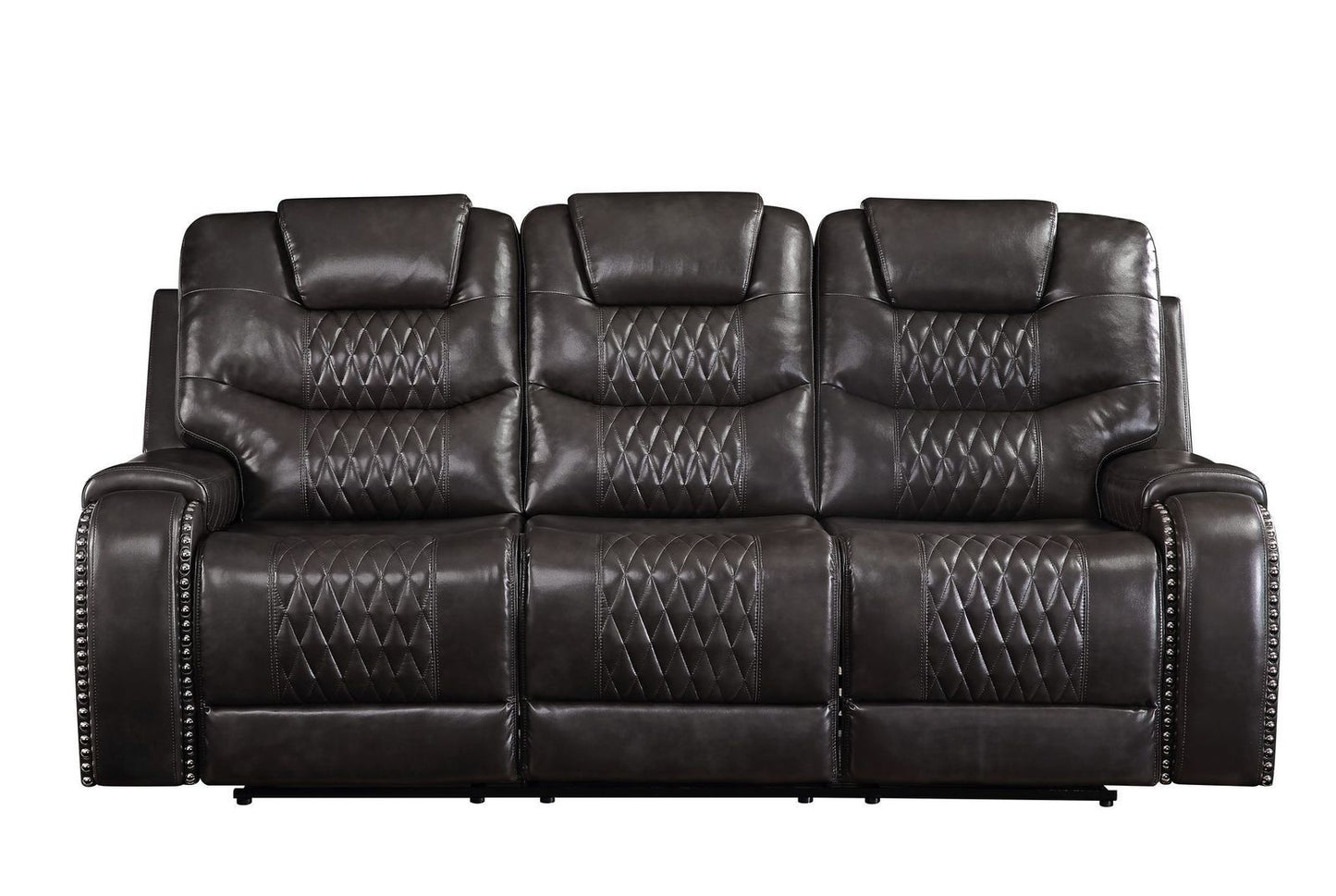 ACME Braylon Sofa (Motion), Magnetite PU 55410 - Enova Luxe Home Store