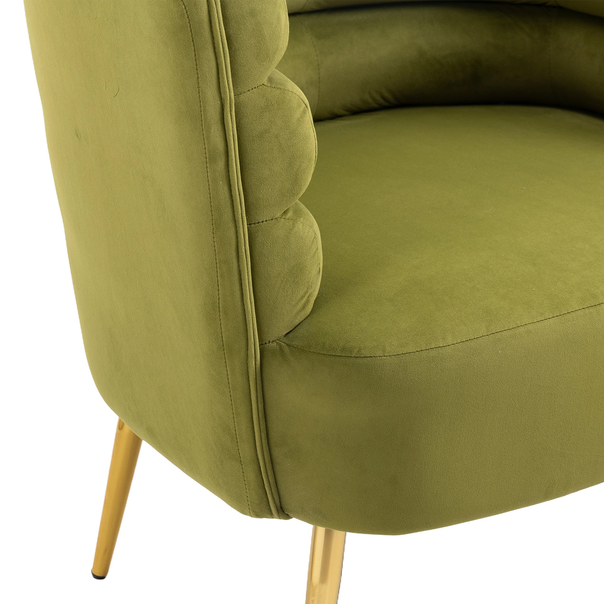 COOLMORE Accent  Chair  ,leisure single chair  with Golden  feet - Enova Luxe Home Store
