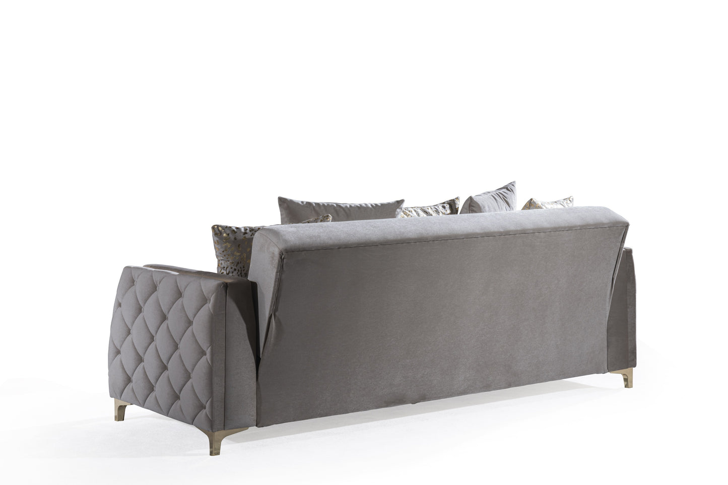 Lust 2Pc Modern Living Room Set  in Taupe