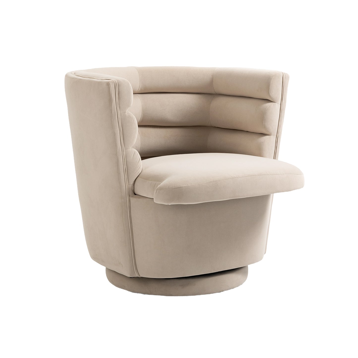 COOLMORE Swivel Barrel Chair, Comfy Round Accent  Chair with storage for Living Room, 360 Degree Swivel Barrel Club Chair, Leisure Arm Chair for Nursery, Hotel, Bedroom, Office - Enova Luxe Home Store