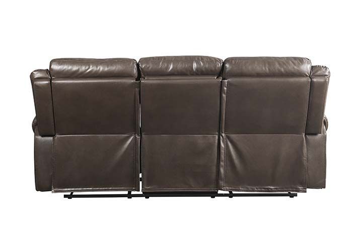 ACME Lydia Motion Sofa, Brown Leather Aire LV00654 - Enova Luxe Home Store