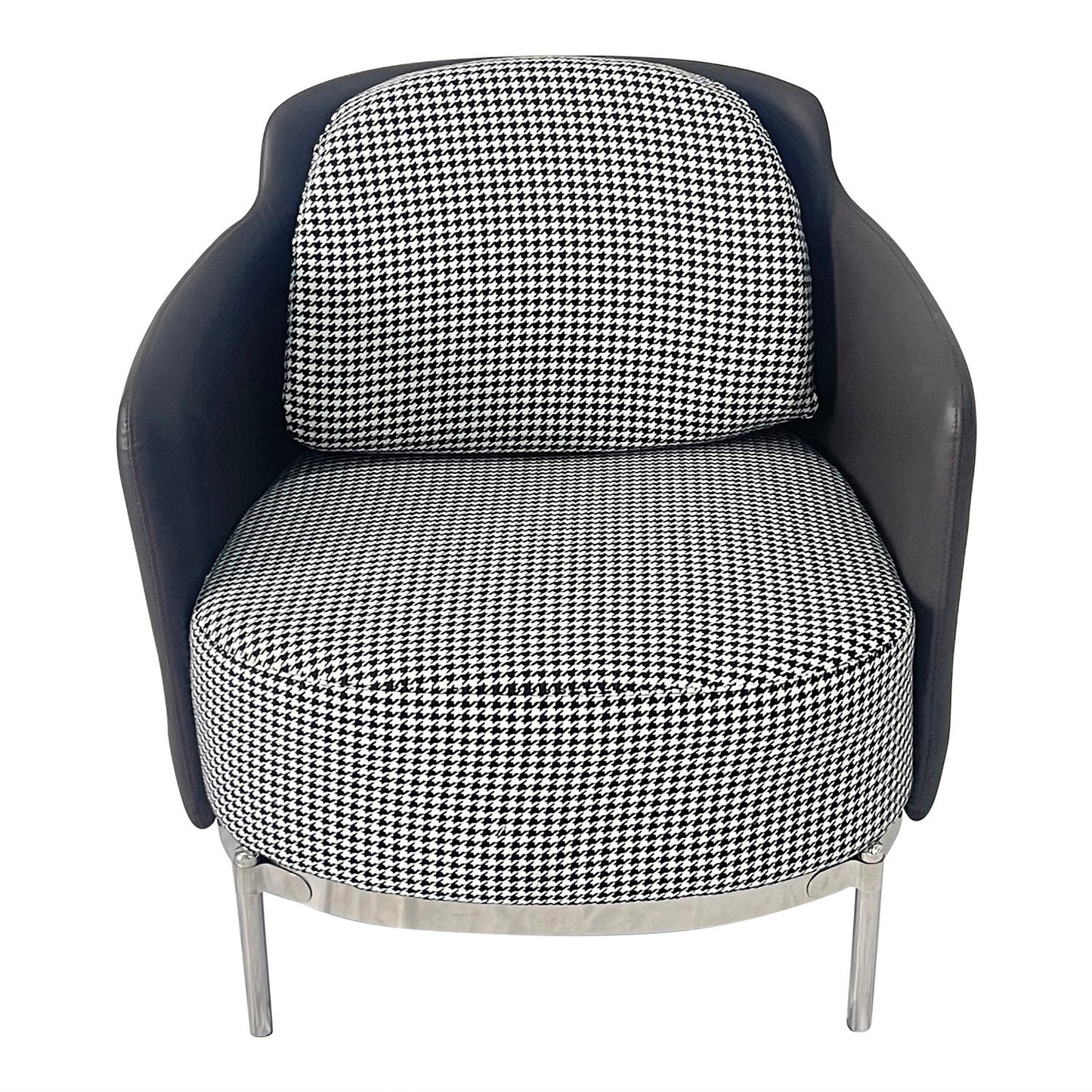 Gray and Silver Sofa Chair - Enova Luxe Home Store