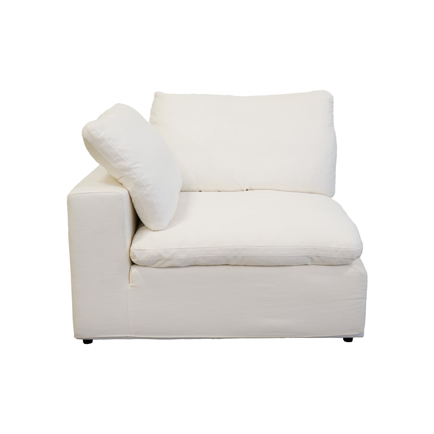 Harper Luxe White Sectional - 5 seat Configuration