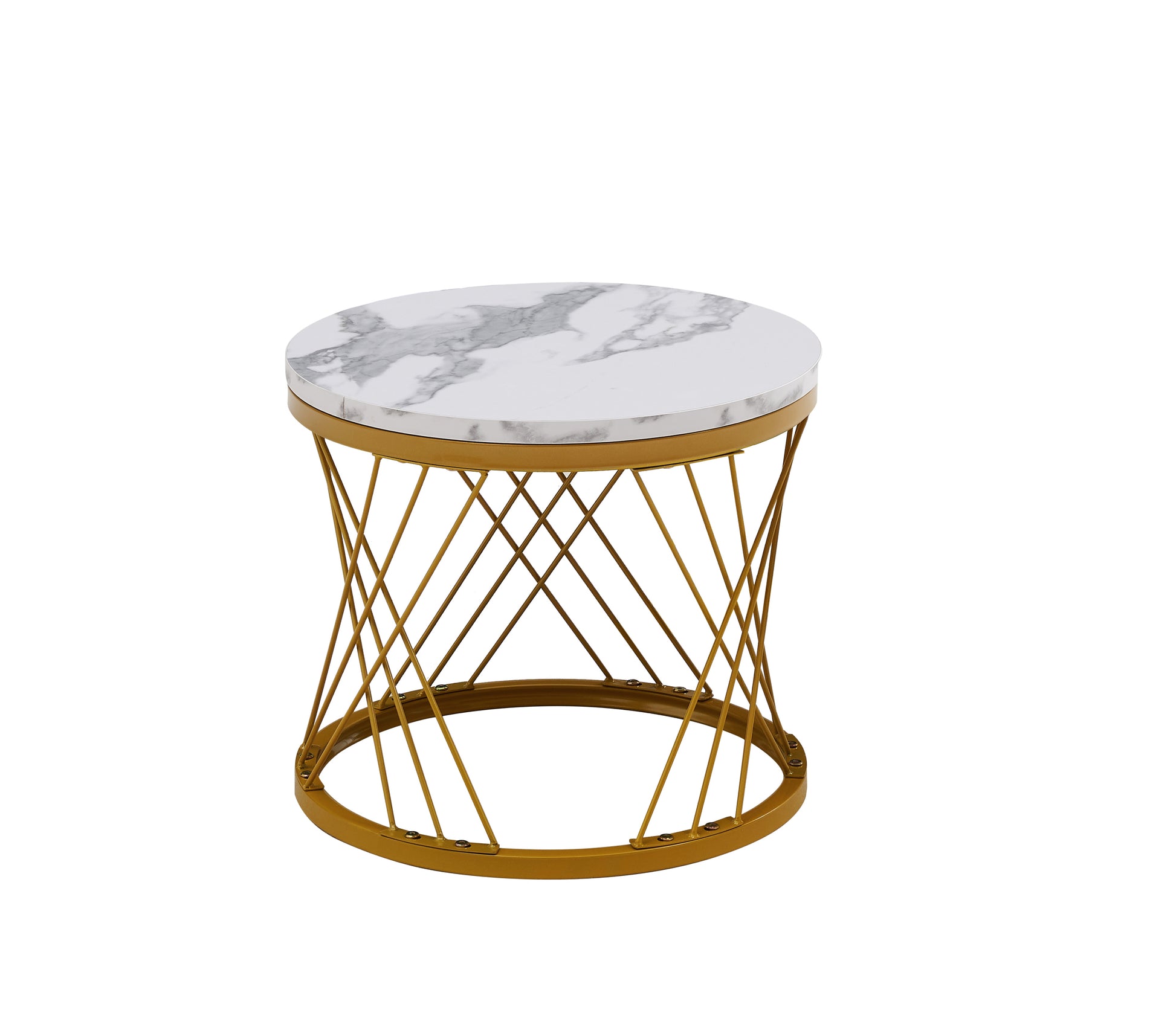 Modern Minimalist Nesting Coffee Table for Living Room - Wooden Top and Metal Legs - Enova Luxe Home Store
