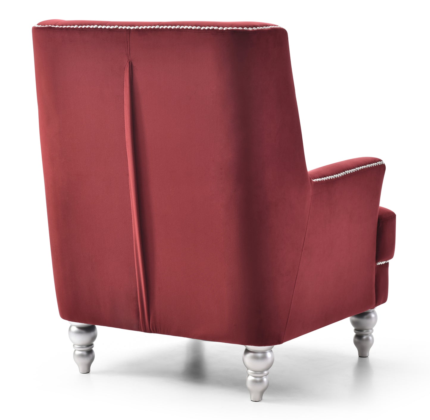 Glory Furniture Pamona G0911-C Chair , BURGUNDY - Enova Luxe Home Store