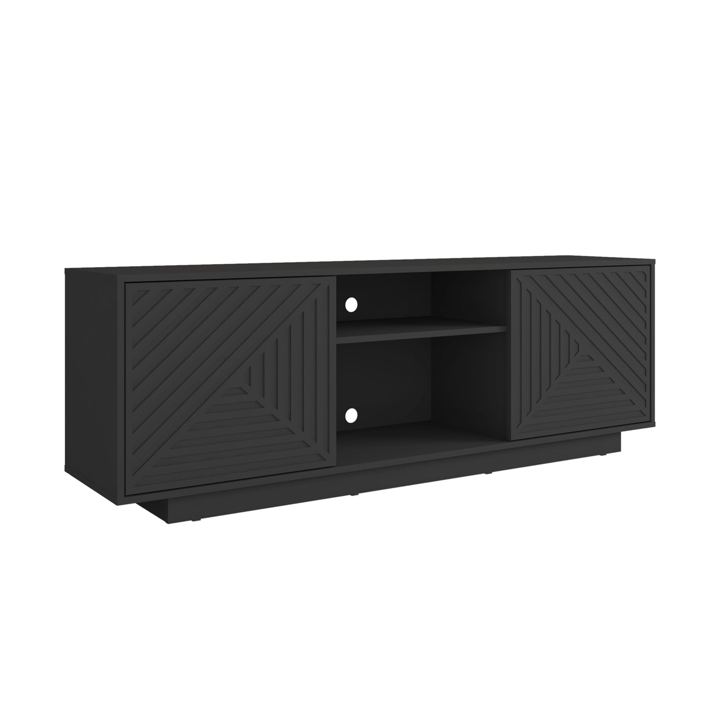 Techni Mobili Modern TV Stand for TVs Up to 70", Black