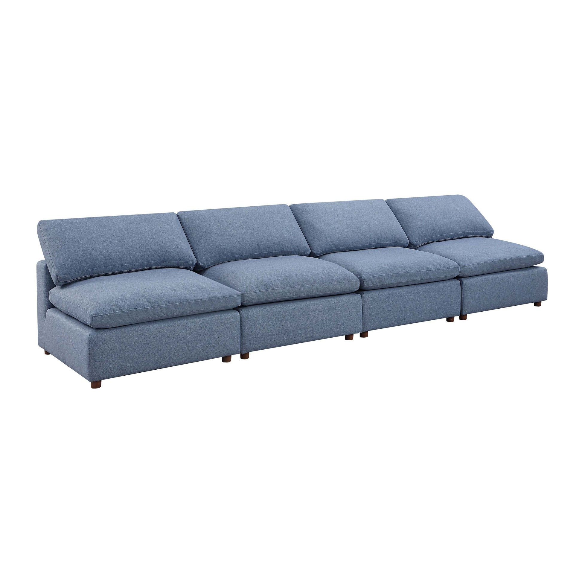 Modern Modular Sectional Sofa Set, Self-customization Design Sofa, Blue - Enova Luxe Home Store