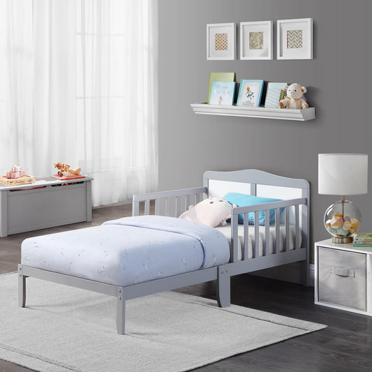 Birdie Toddler Bed Light Gray/White - Enova Luxe Home Store