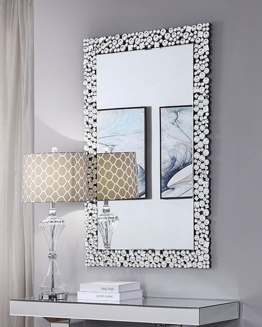 ACME Kachina Wall Decor in Mirrored & Faux Gems 97574