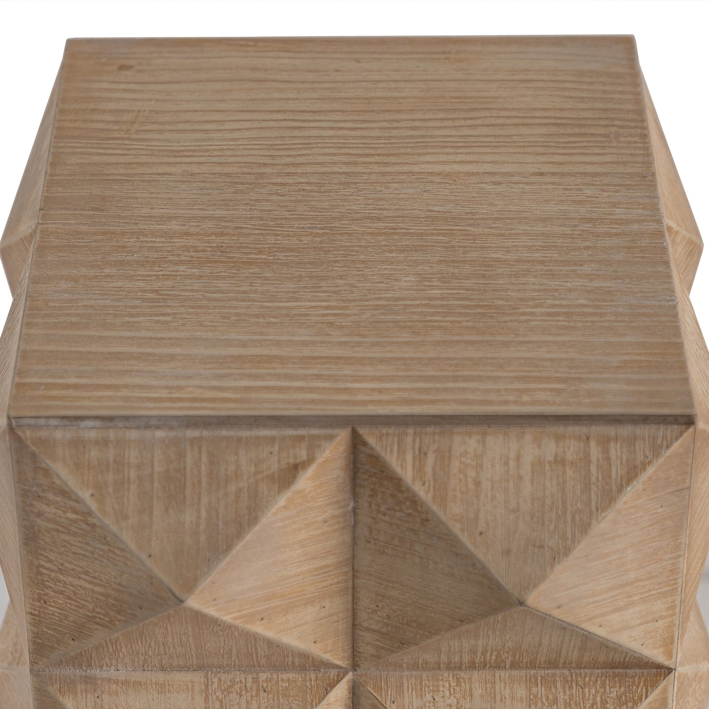 Three-dimensional Embossed  Pattern Design End Table