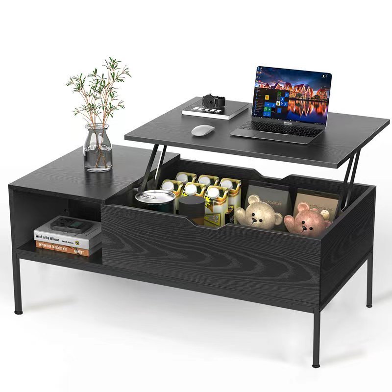 Lift Top Coffee Table with Storage,  Lift Table top Dining Table for Home Living Room, Office - Enova Luxe Home Store